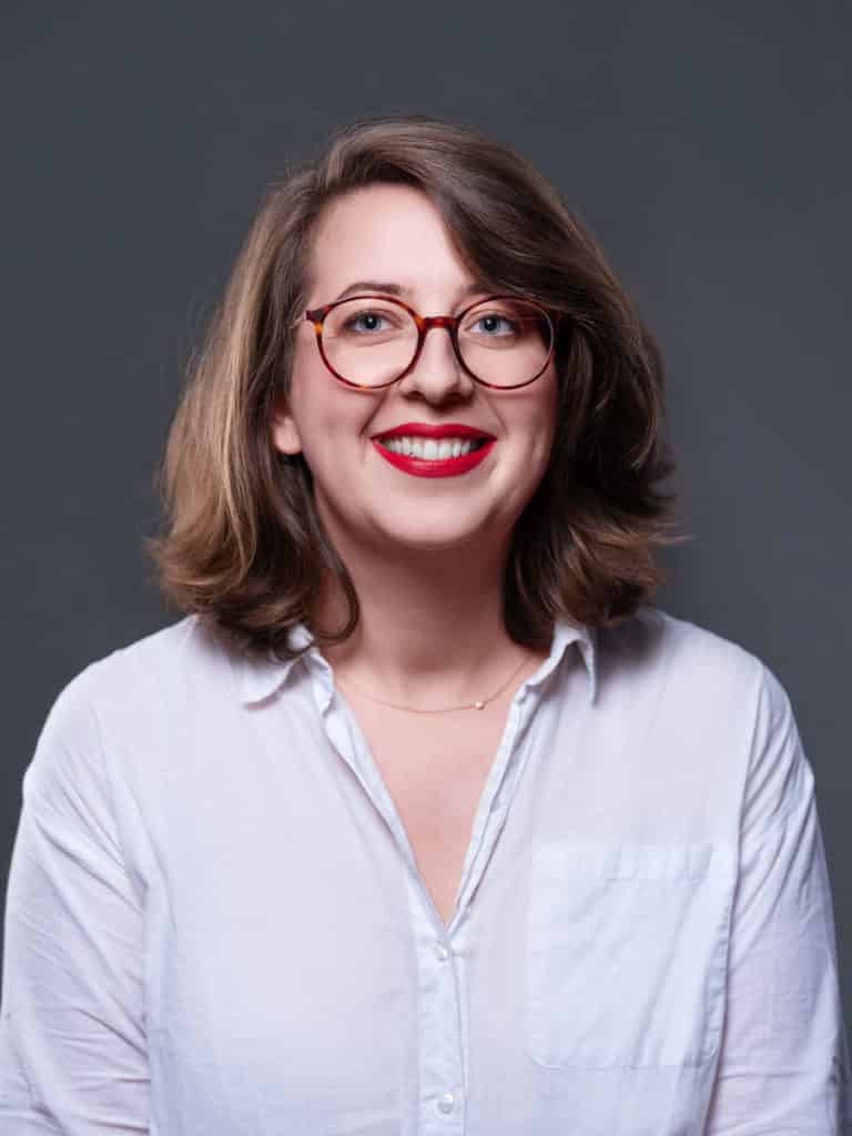 portrait photo of Coralie Rocque from Incubator Studio Art Director Designer Webdesigner Creative Director