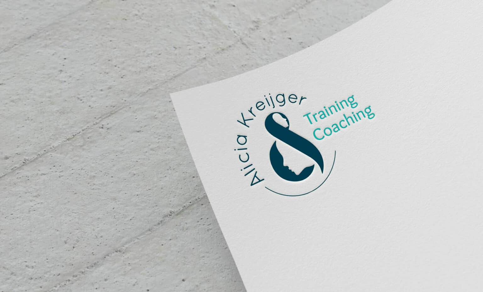 Mockup d'un logotype pour client